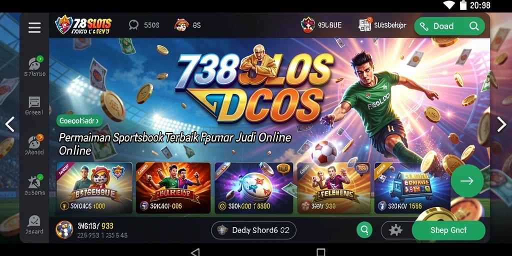 Tampilan gameplay <strong>738SLOTS</strong> yang menegangkan dan mendebarkan.