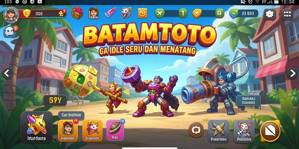 Screenshot menunjukkan gameplay menarik dari BATAMTOTO yang penuh dengan strategi Idle.