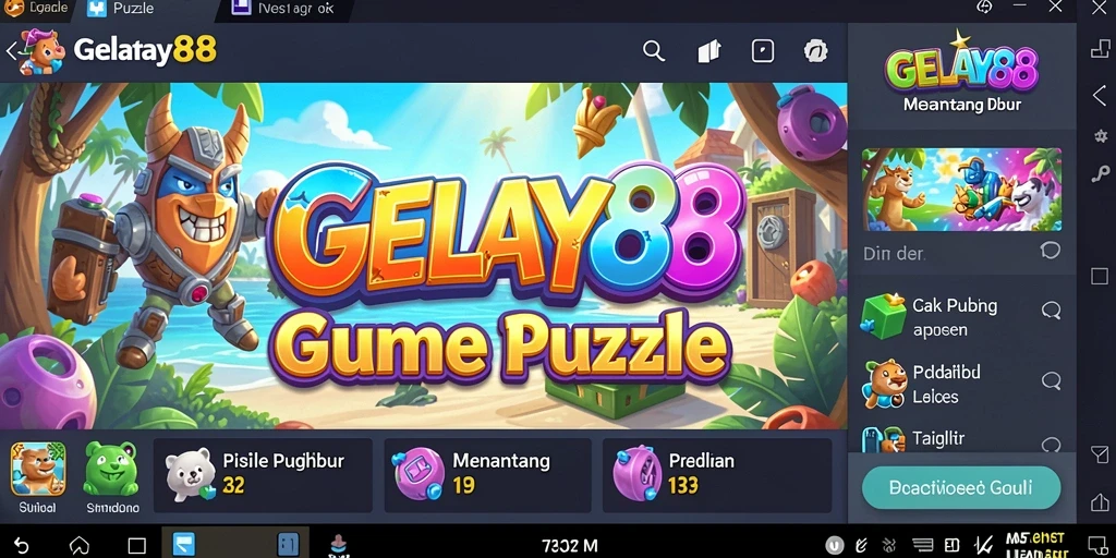 Tampilan gameplay mendebarkan di GELAY88 dengan tantangan puzzle.