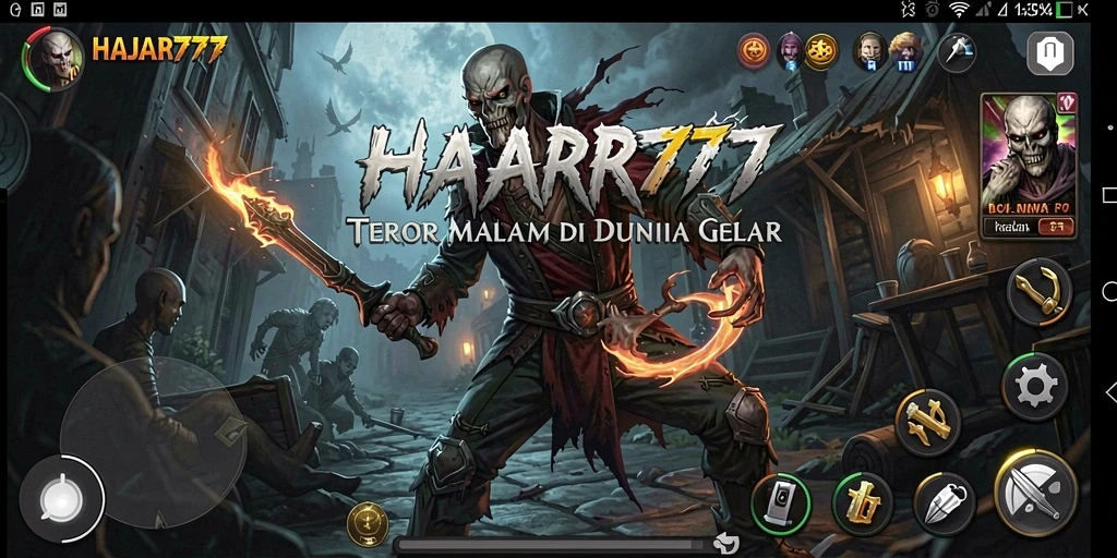 Gameplay HAJAR777 dengan suasana mencekam dan menegangkan.