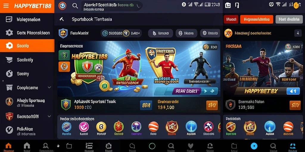 Screenshot utama <strong>HAPPYBET188</strong> menampilkan gameplay menarik dengan berbagai pilihan taruhan olahraga.