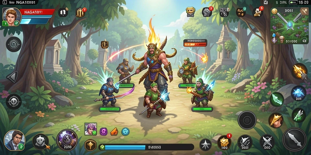 Tampilan gameplay NAGA1001 yang menarik dan interaktif.