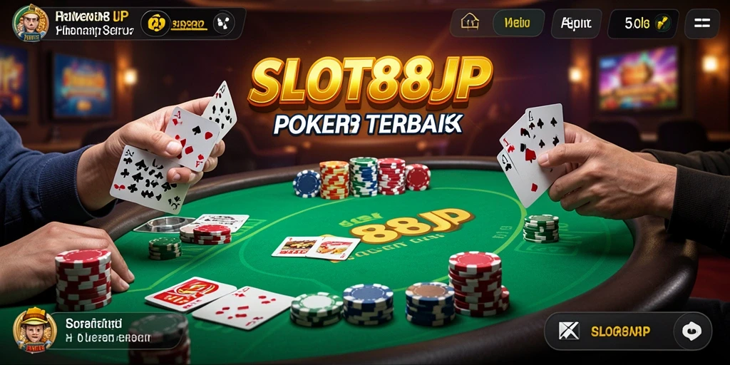 Tampilan gameplay seru di SLOT88JP saat bermain Poker.