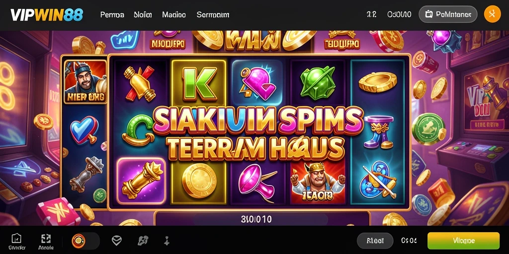 Screenshot gameplay <strong>VIPWIN88</strong> menampilkan slot menarik dengan grafik berkualitas tinggi.